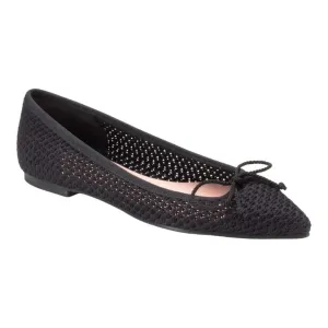 42768 - Black Micro Flats for Teen/Women by Pretty Ballerinas
