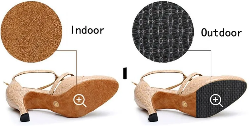 7141 Womens Closed Toe Professional Latin Ballroom Dance Shoes Doubles as Comfortable Party Shoes