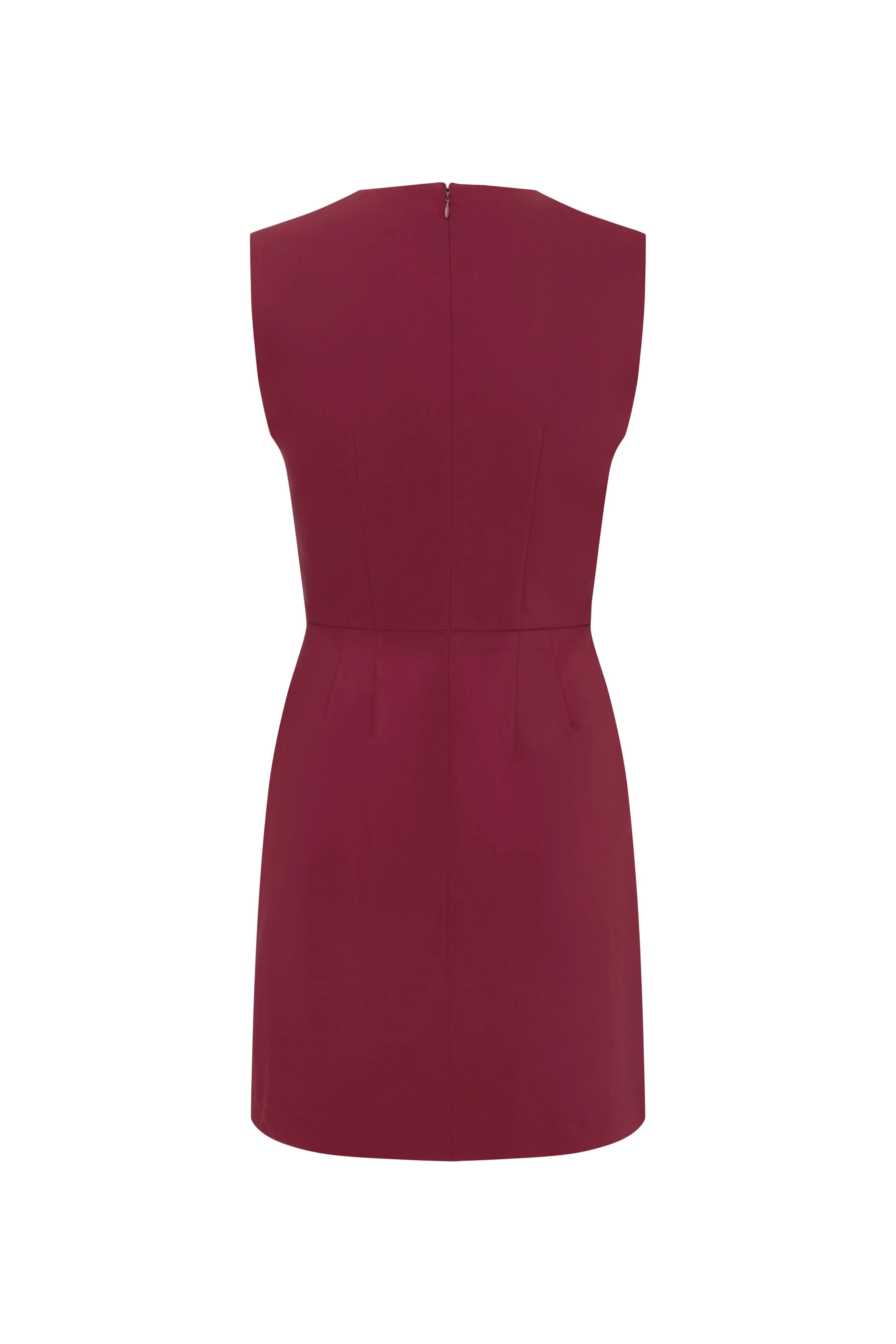 A-LINE DRESS POMEGRANATE