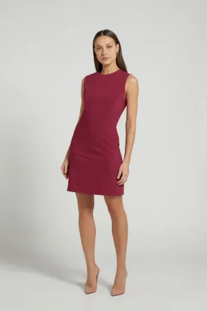 A-LINE DRESS POMEGRANATE