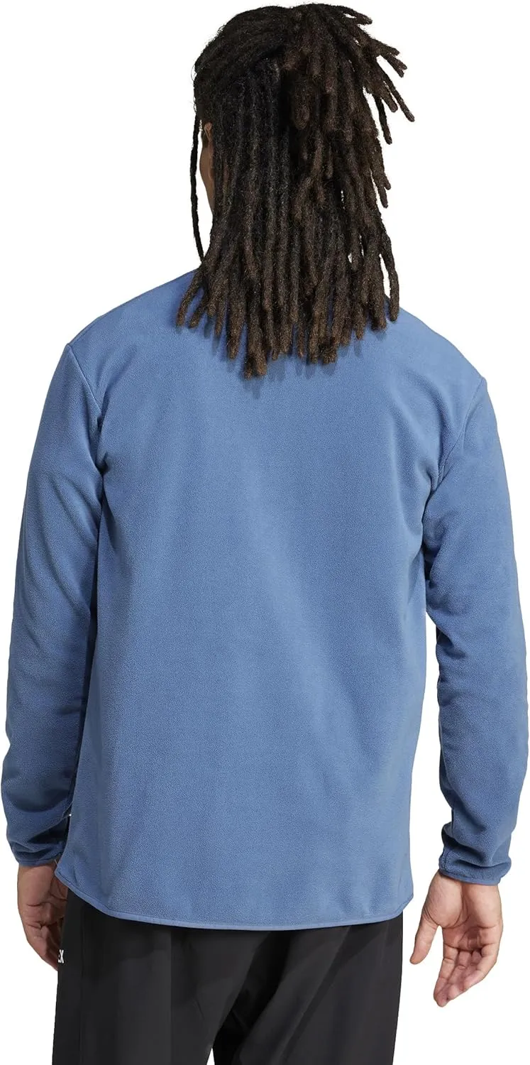 adidas Men's Terrex Multi Essentials Half-Zip Fleece Hiking Jacket
