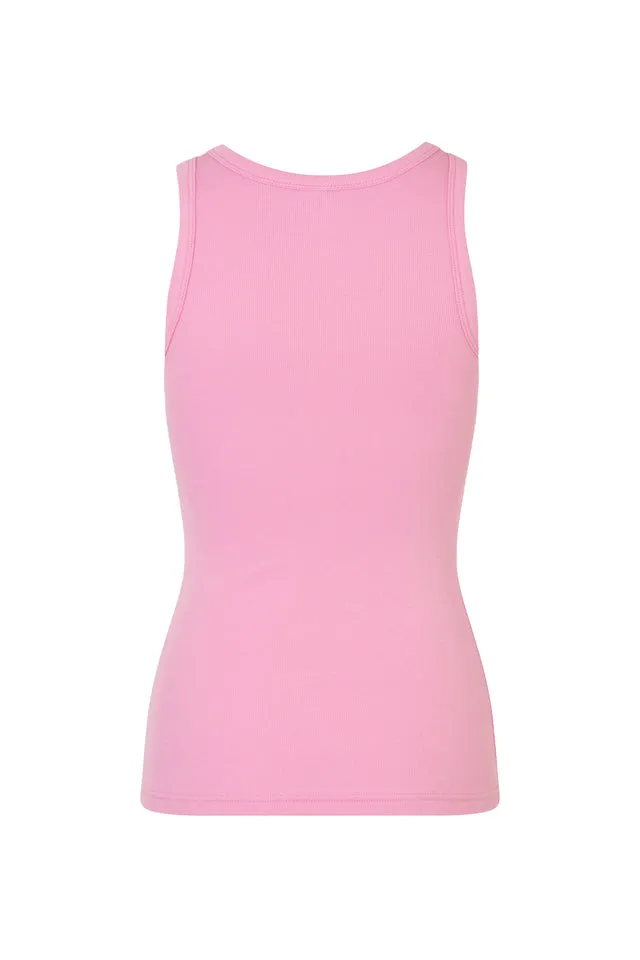 Alexo Orchid Smoke Ribbed Tank