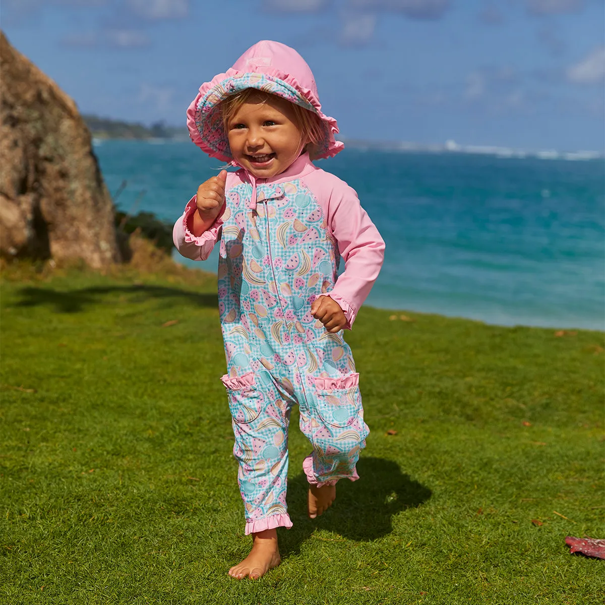 Baby Girl's Reversible Sun Hat