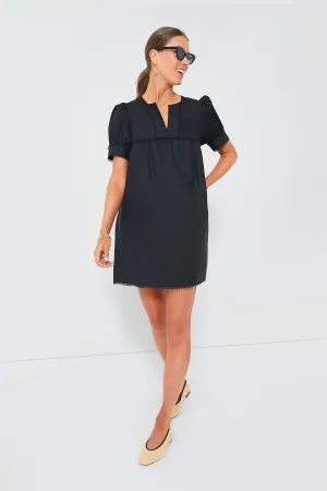 Black Linen Bridget Dress