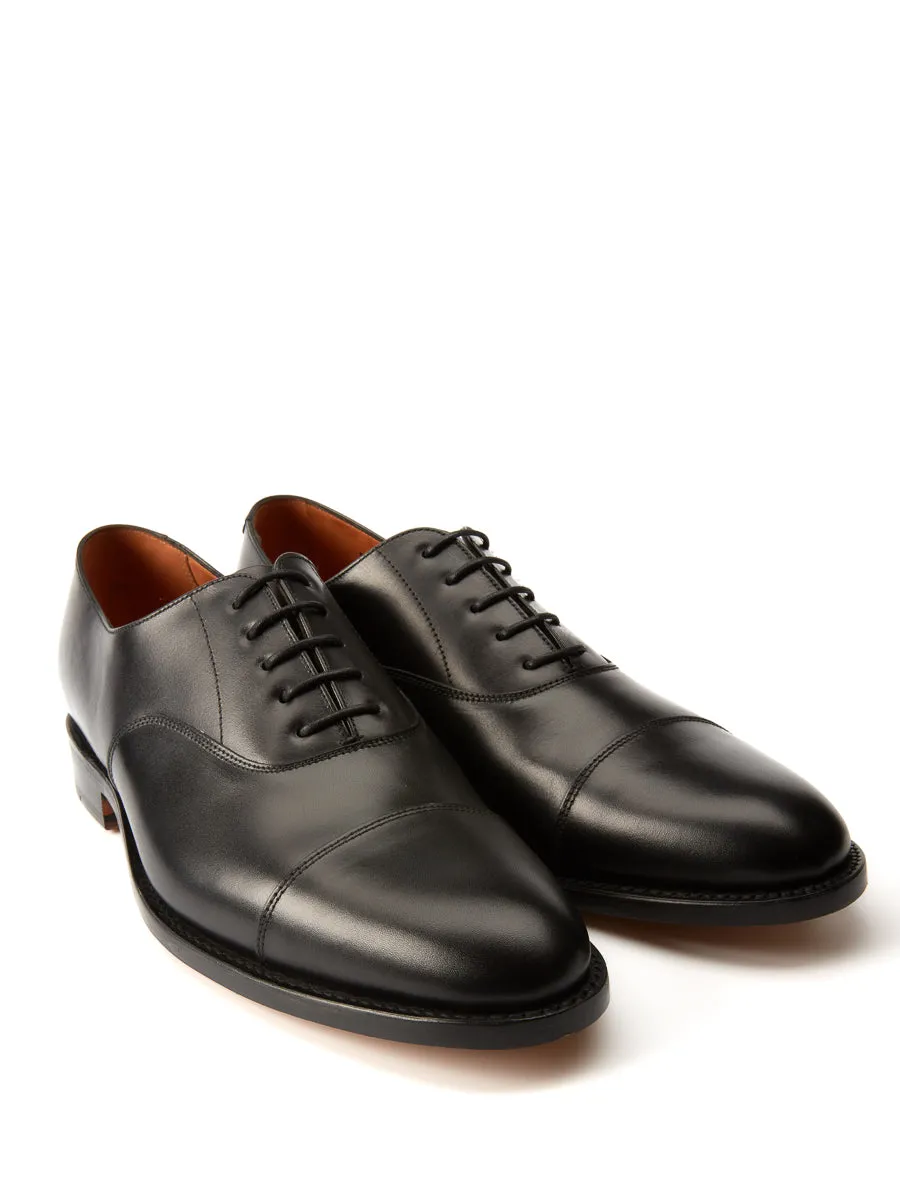Black Oxford Leather Shoes
