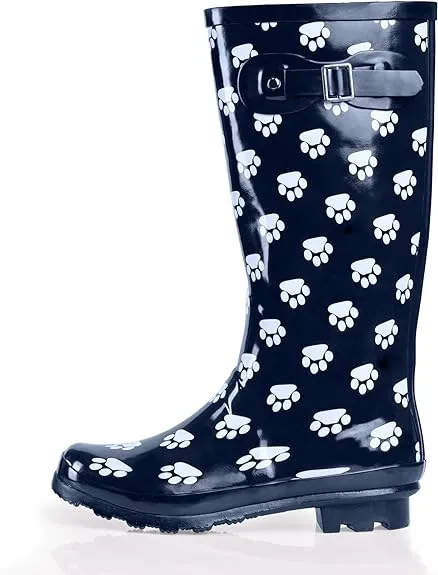 Black Waterproof Rain Boots Water Shoes