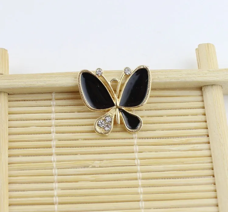 Bling Rhinestone Butterfly Clog Sandal Shoe Charm