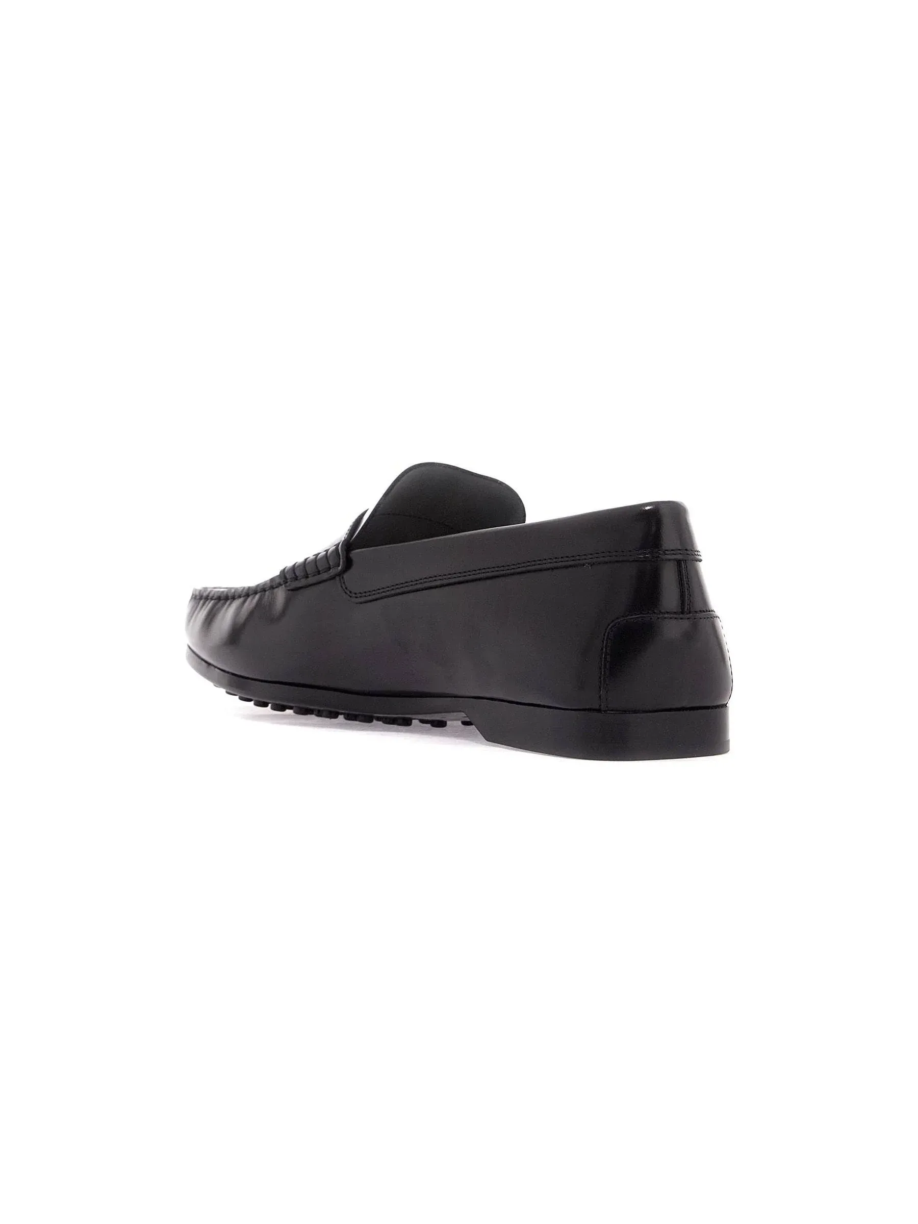 Brushed Leather Loafers