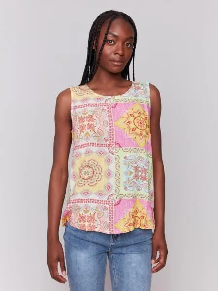 Carousel Sleeveless Top