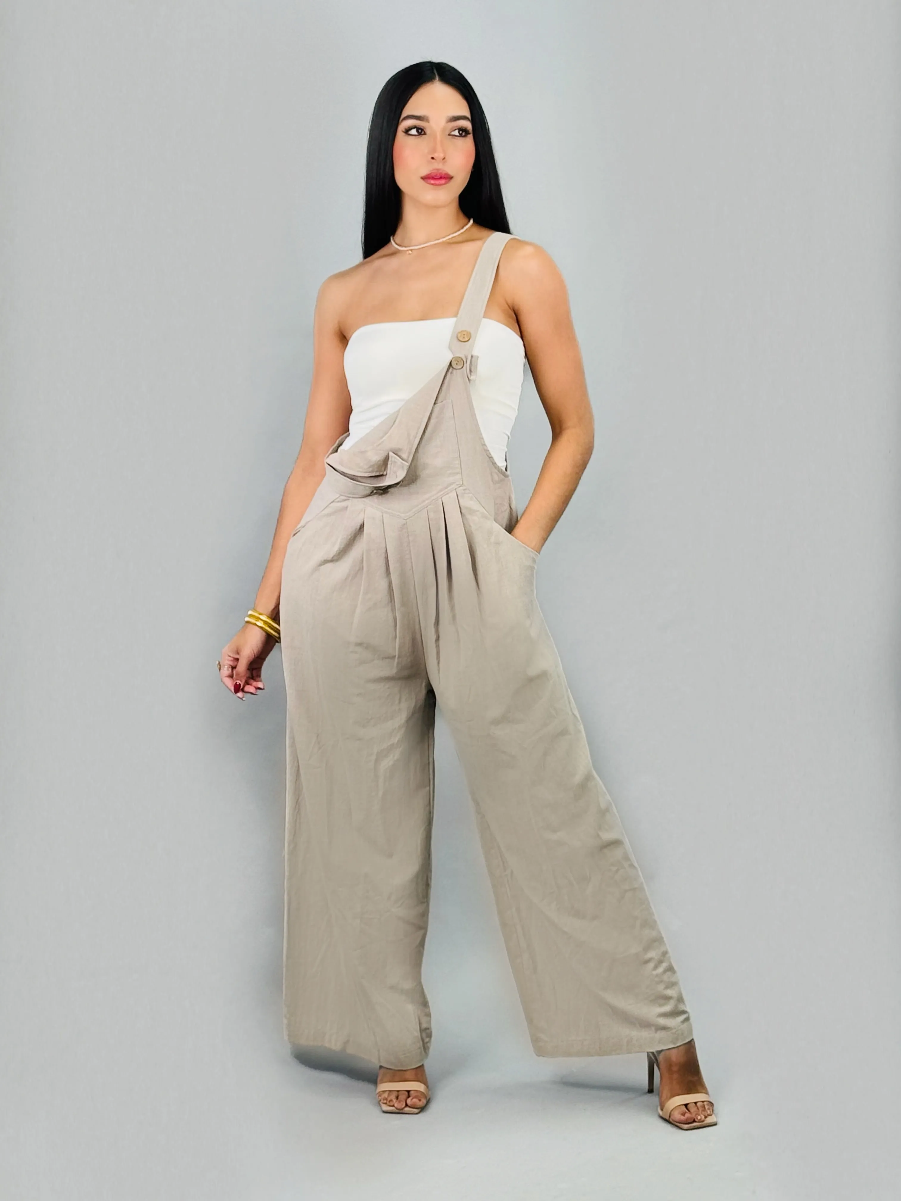 CASUAL STYLE OVERALL JUMPSUIT