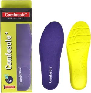 Comfortable, Durable Insole for Men and Women-Ideal for Active Sports Walking Running Training-Comfort Insoles for Athletic Shoe Cushion and Support (Daily, 250mm/Women 8/Men 7)