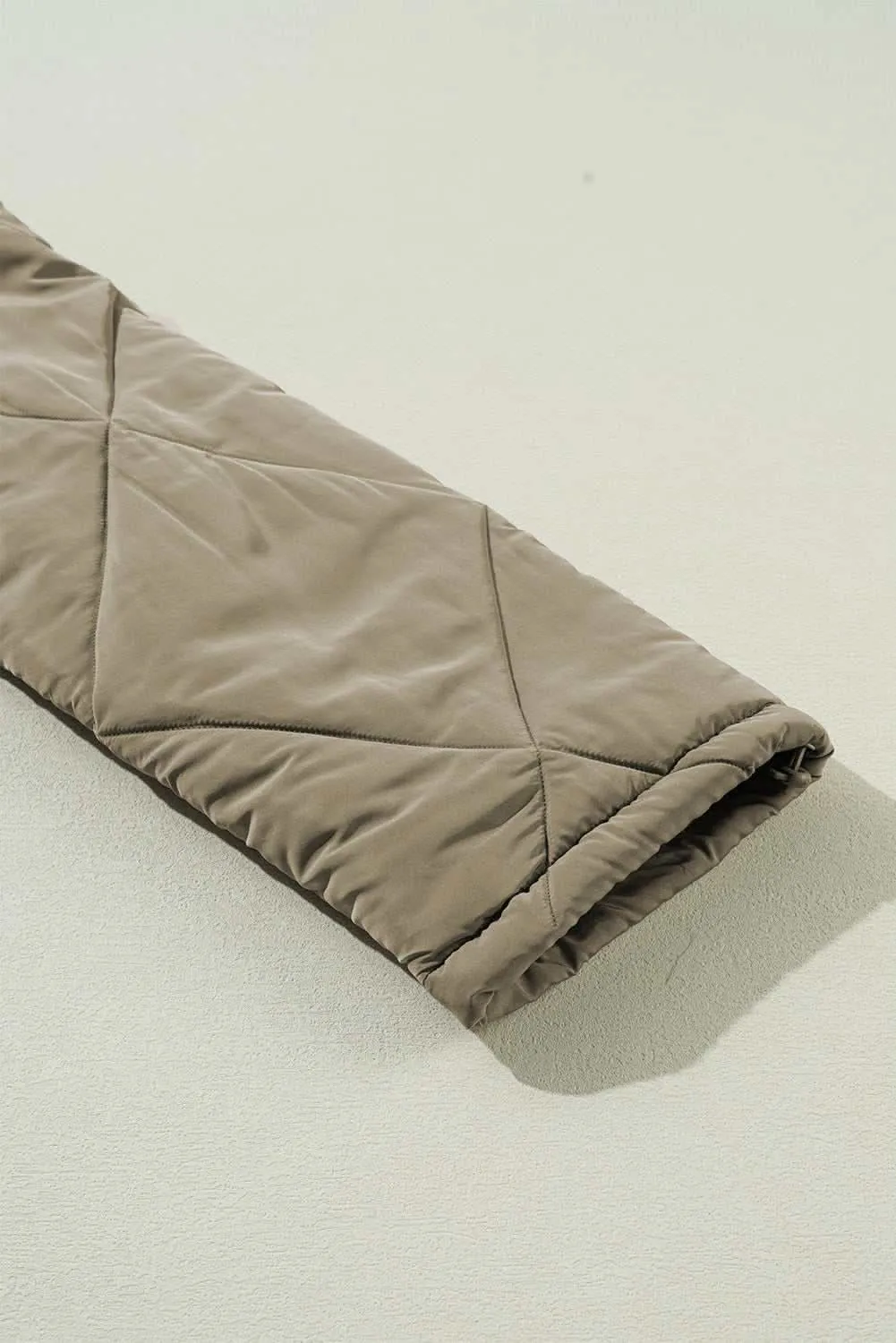 Cozy jungle green puffer jacket