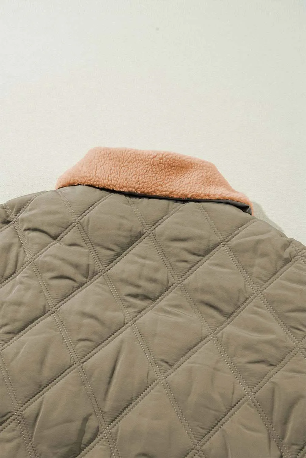 Cozy jungle green puffer jacket