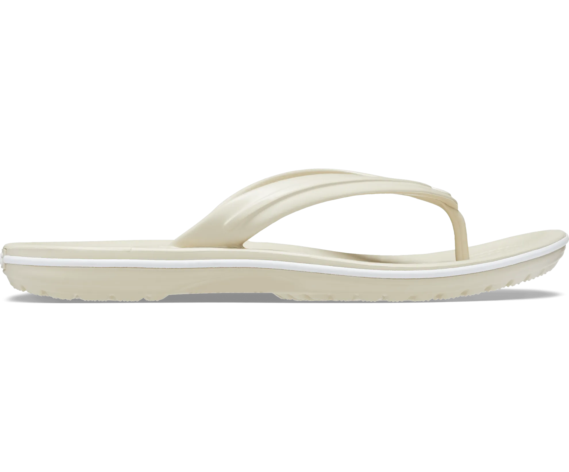 Crocs Unisex Crocband Flip Flop - Bone