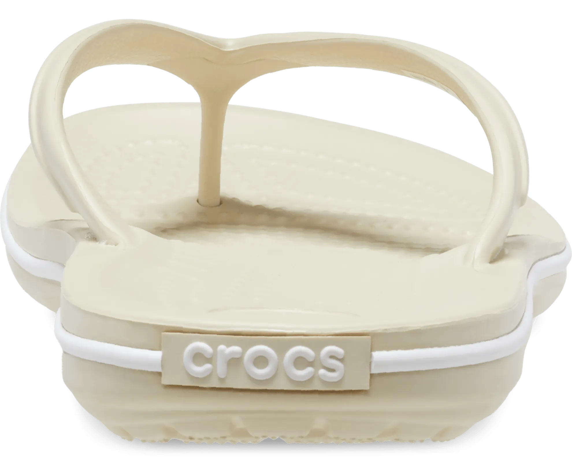 Crocs Unisex Crocband Flip Flop - Bone