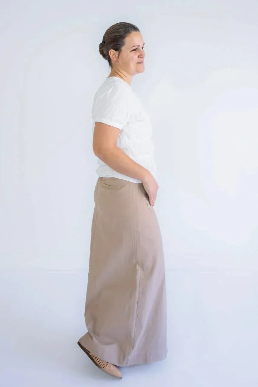 Daley Textured Top in Snowdrop