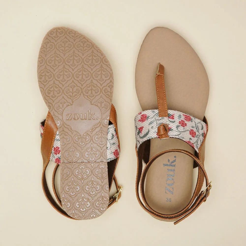 Deccan Garden T Strap Sandal