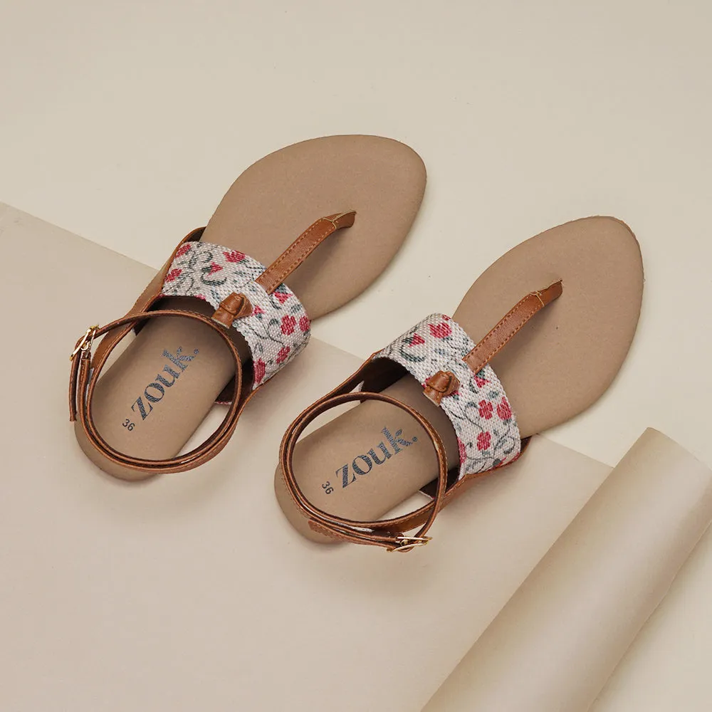 Deccan Garden T Strap Sandal