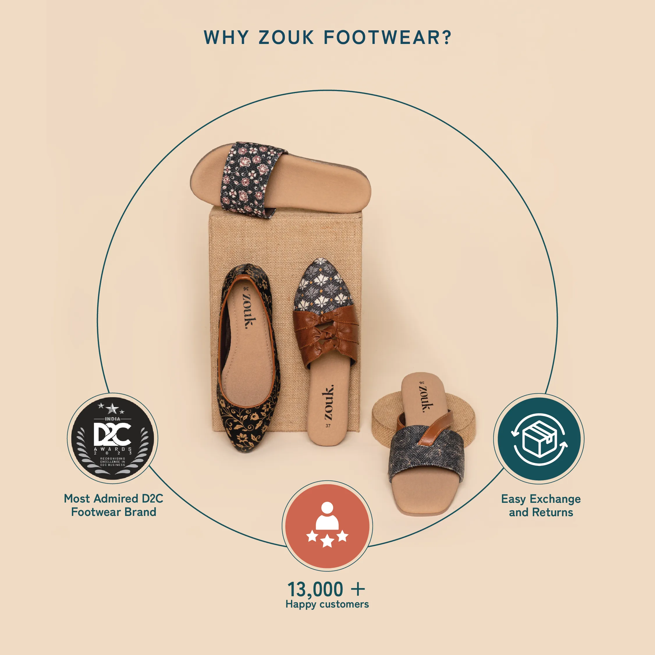 Deccan Garden T Strap Sandal