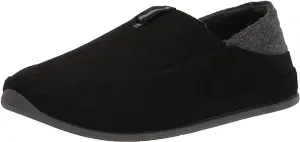 DEER STAGS Men's Slippersooz Campo Slippers  Color Black/Gray Size 13M