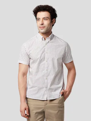 Essence Short Sleeve Tattersall Check Shirt