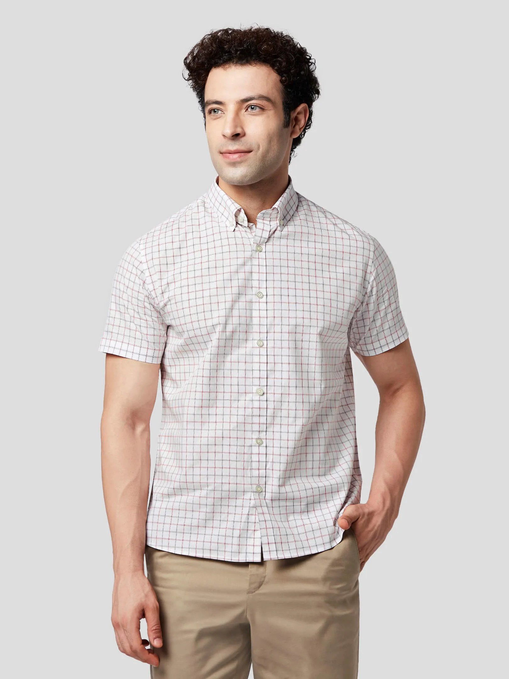 Essence Short Sleeve Tattersall Check Shirt