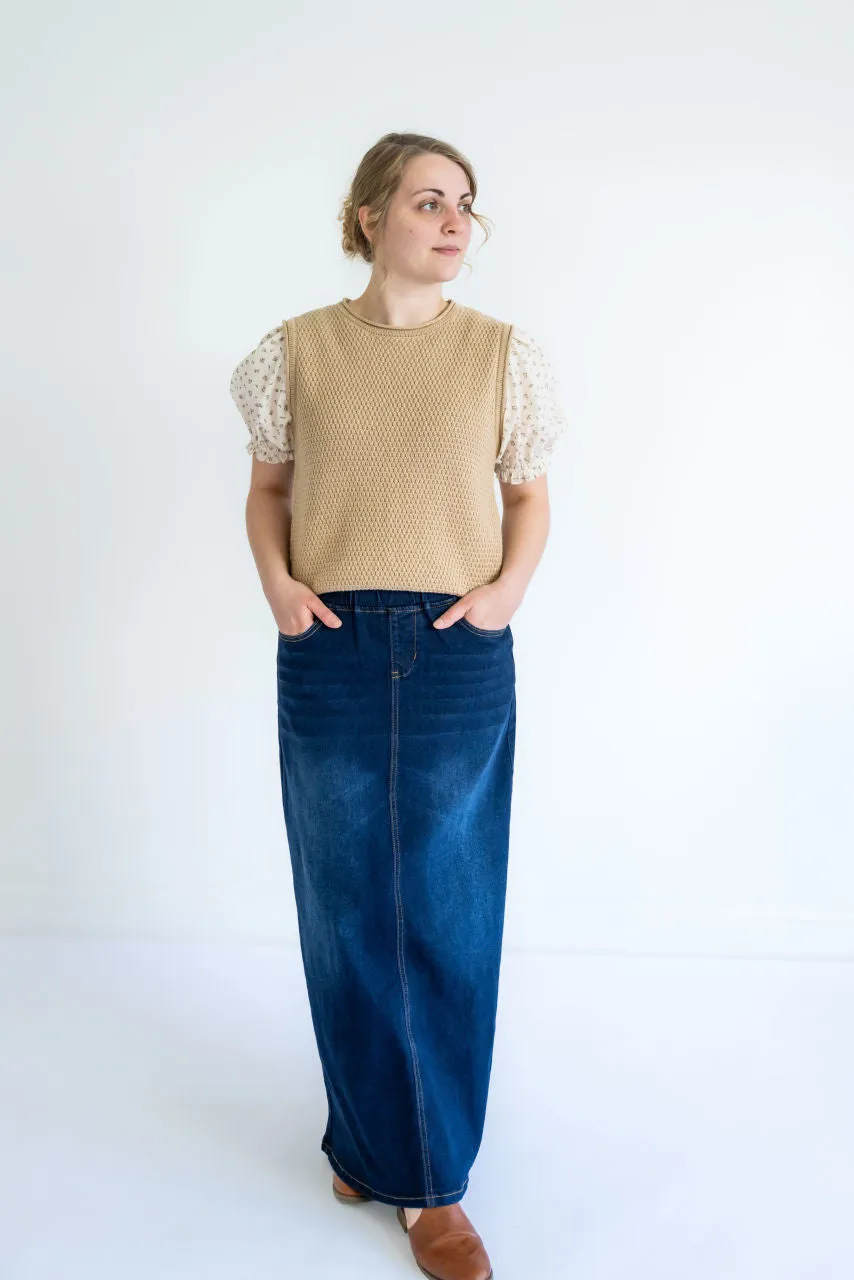 Evelyn Floral Sleeve Sweater Top