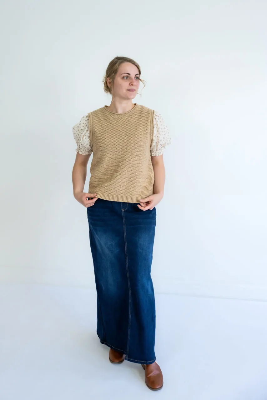 Evelyn Floral Sleeve Sweater Top