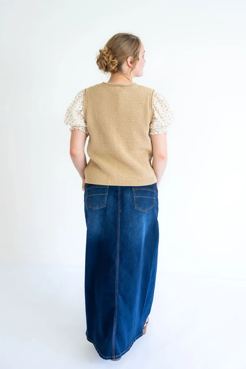 Evelyn Floral Sleeve Sweater Top