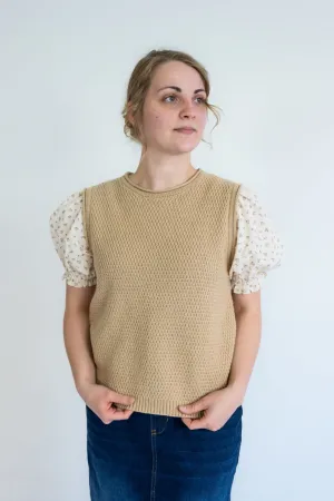 Evelyn Floral Sleeve Sweater Top