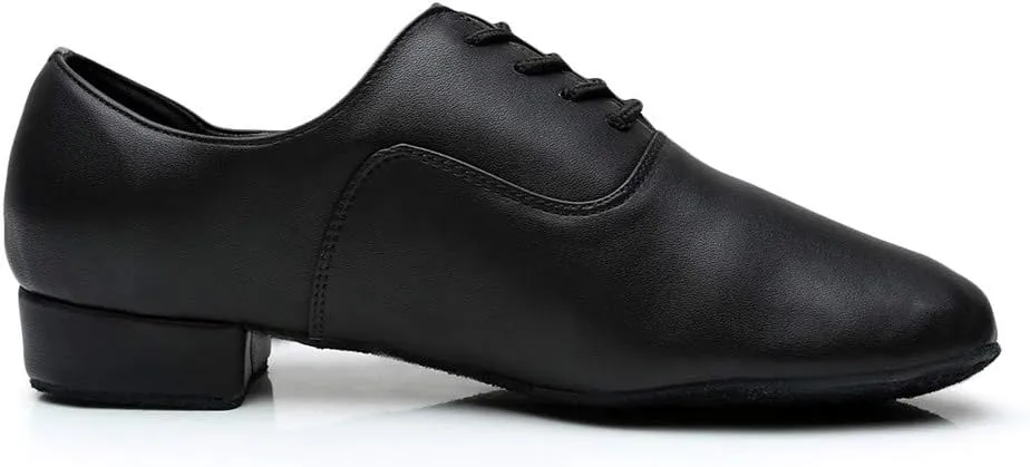 Formal Shoes Men Comfortable Jazz Shoe Stylish Morden Black Toe Dance Leather Mens Latin Oxford Shoes for Men Brown