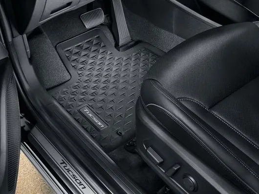 Genuine Hyundai Tucson Plug In Rubber Floor Mats