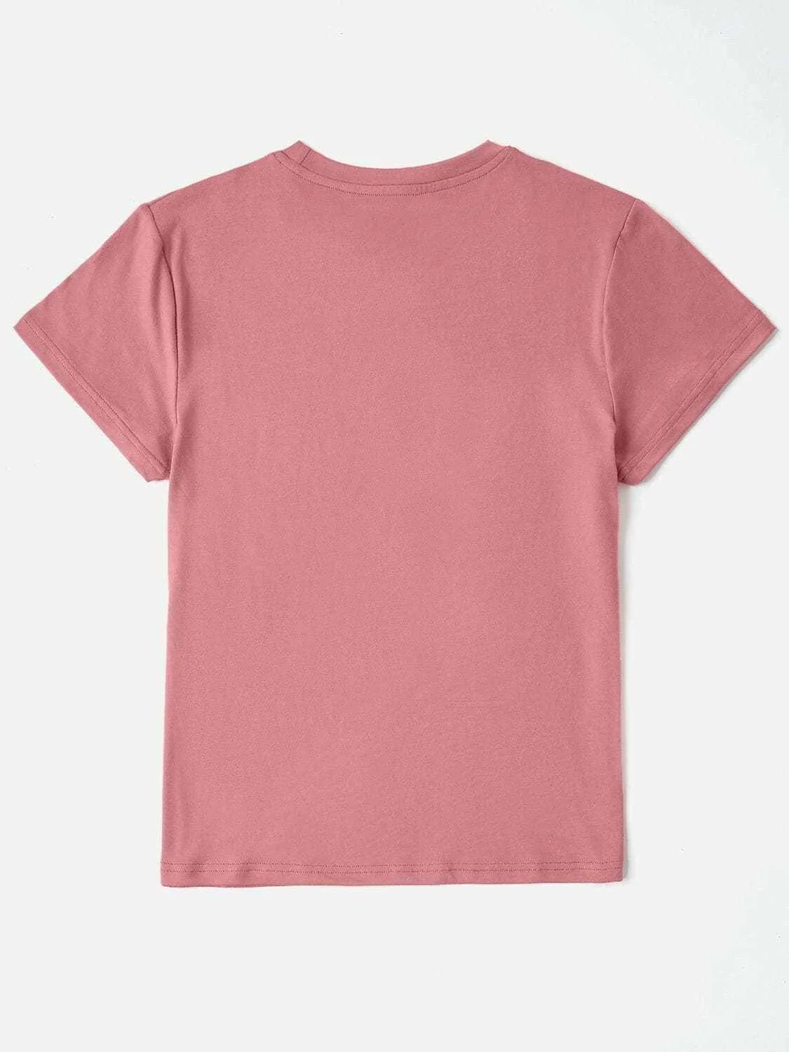 Graphic Round Neck Tee - Soft Polyester