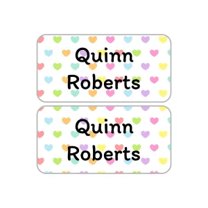Hearts Shoe Labels