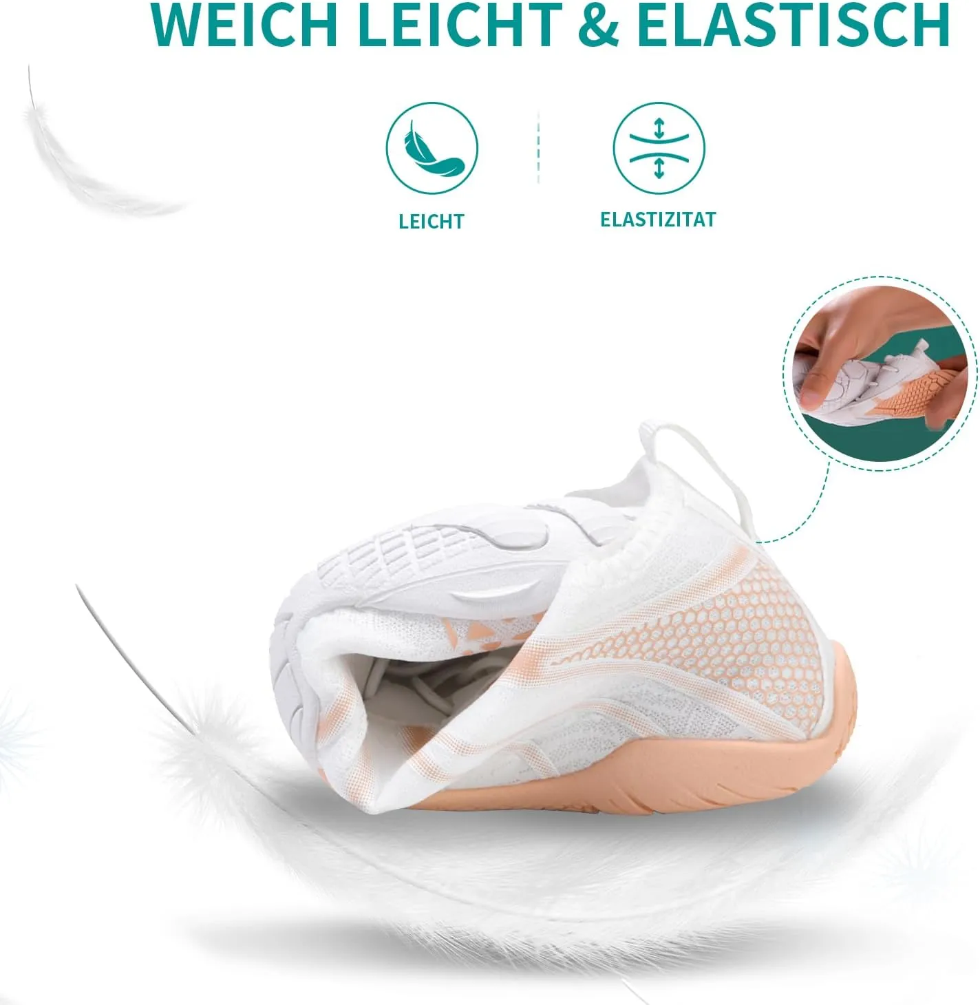 Hike Barefoot Shoes for Women Men, New Barefoot Footwear, Non-Slip Water Shoes,Breathable Non-Slip Footwear Wide Toe