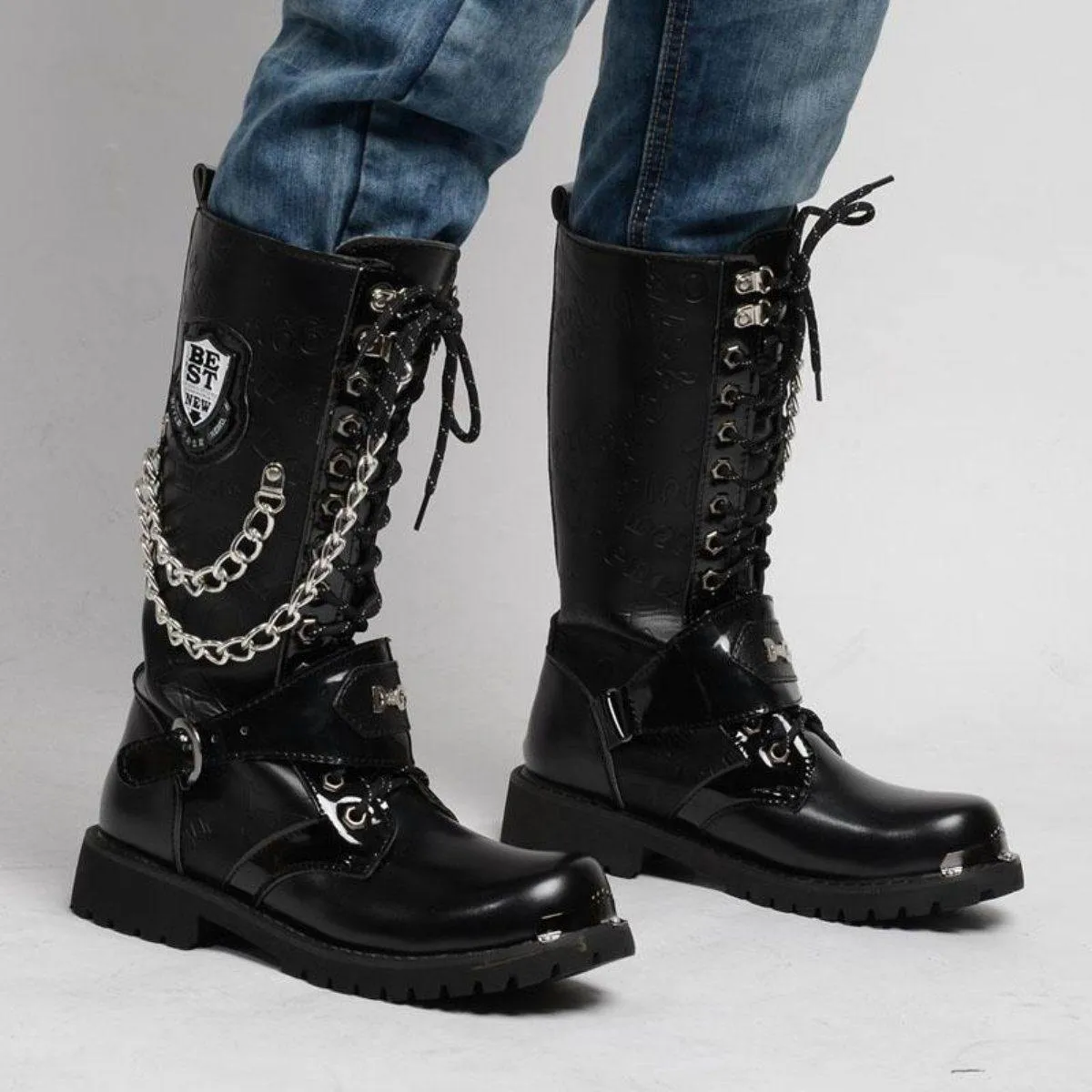 Killer Punk Boots For Bikers