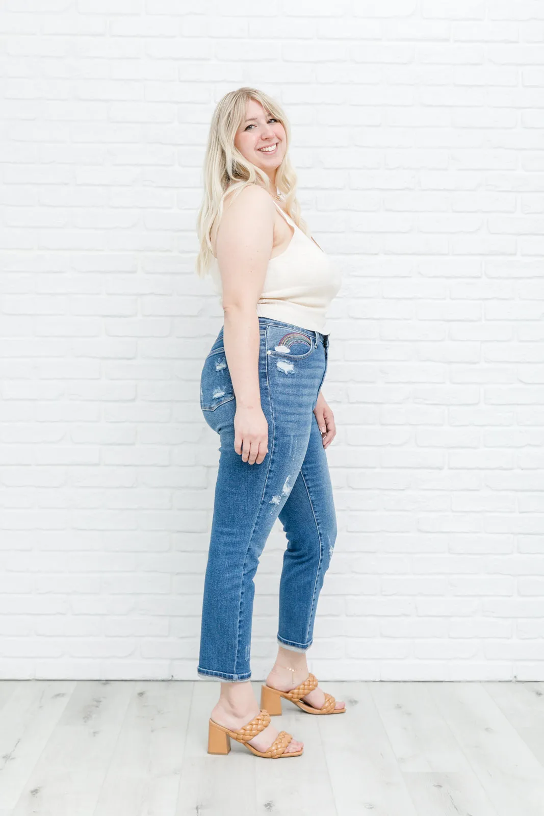 Light Weight Ribbed Bodice Tank In Natural