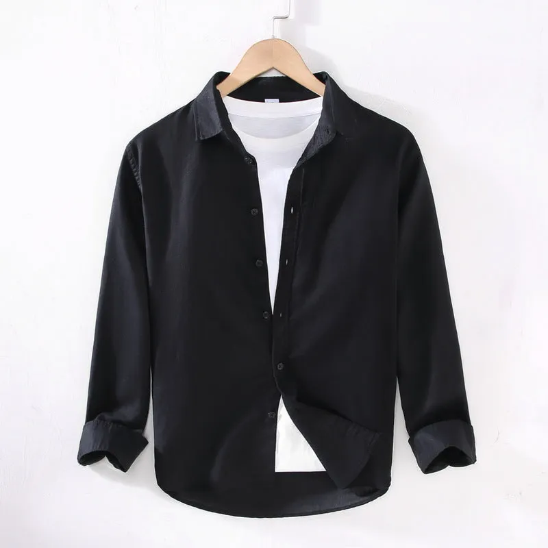 Men's Business Casual Linen Shirt