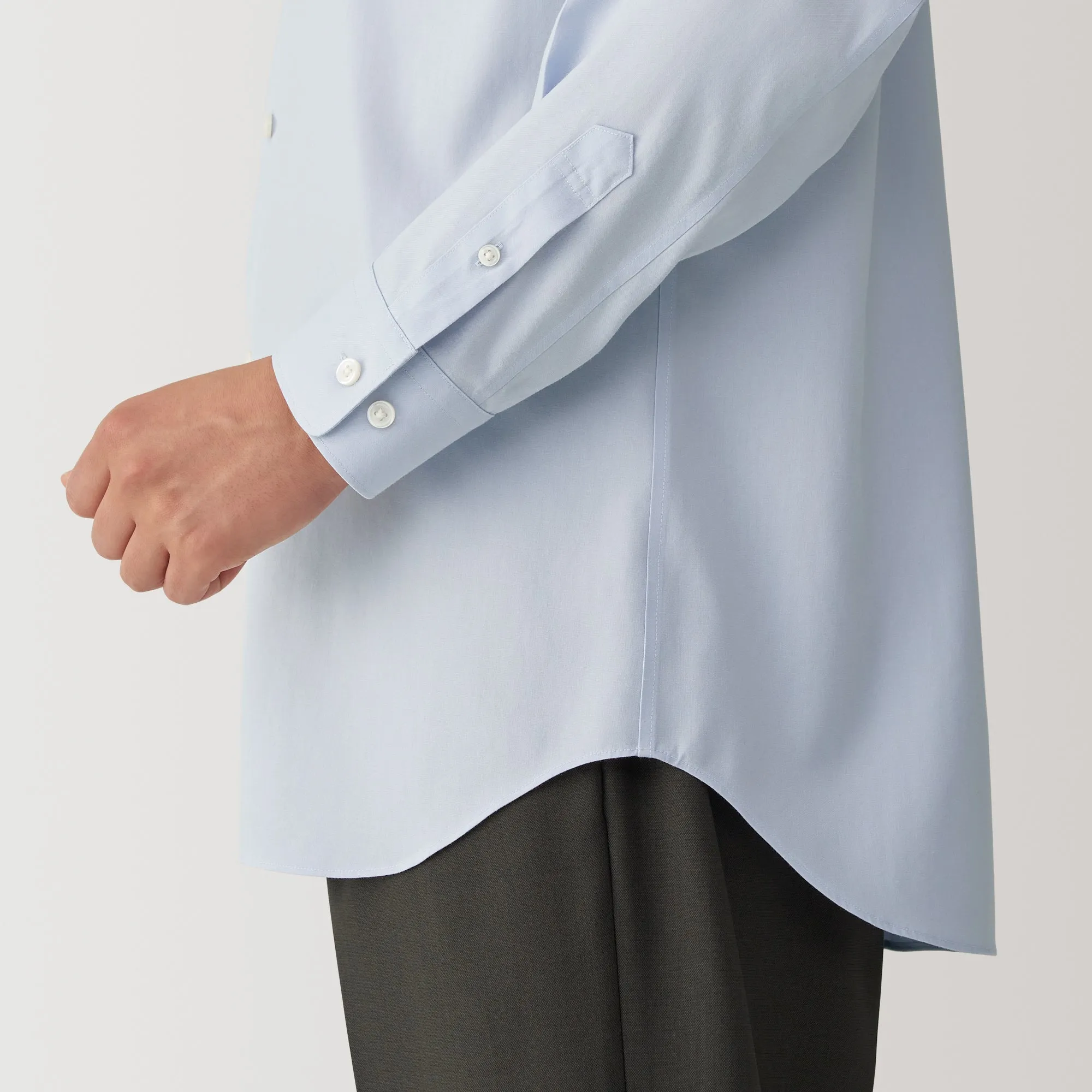 Men's Non-Iron Semi Wide Collar Shirt