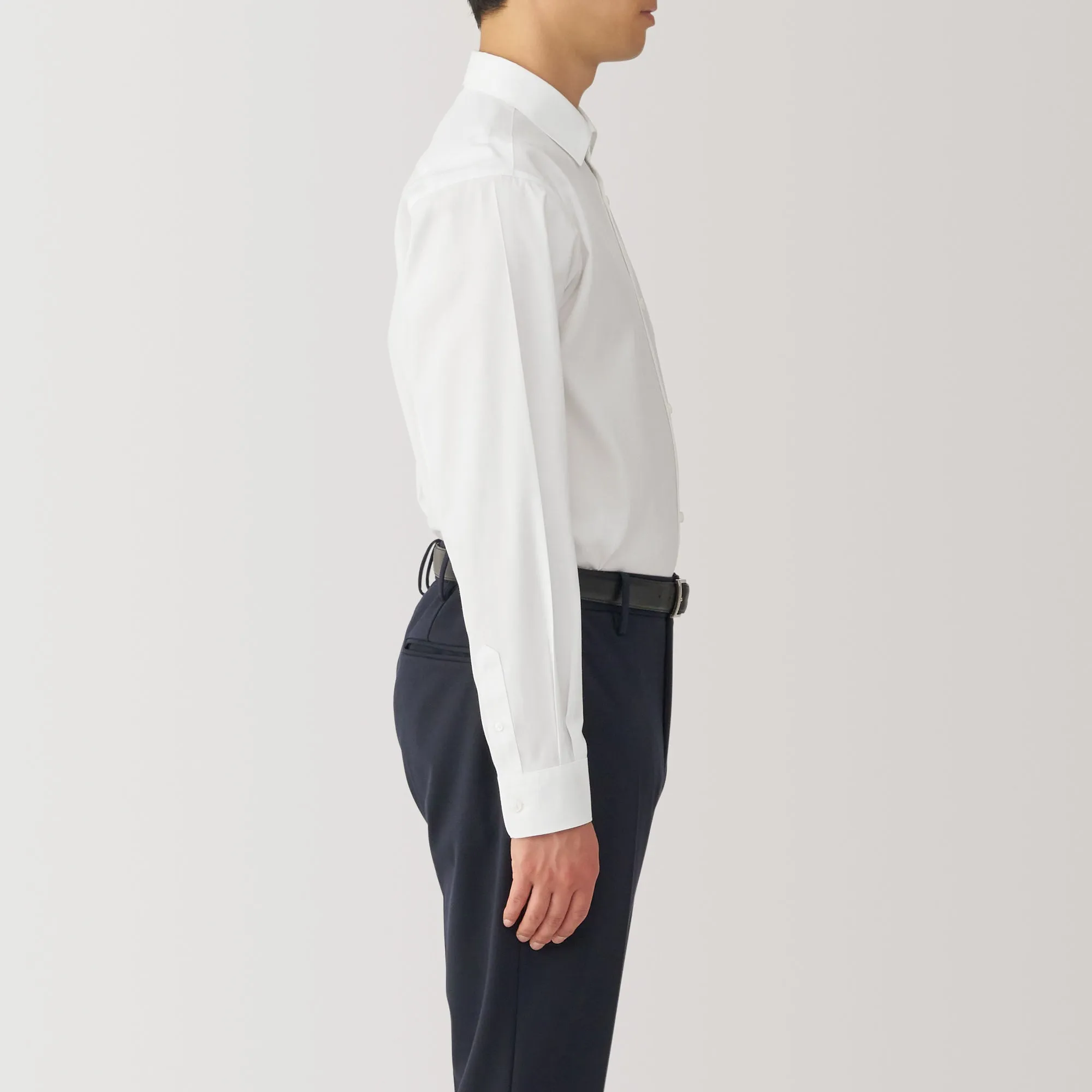 Men's Non-Iron Semi Wide Collar Shirt