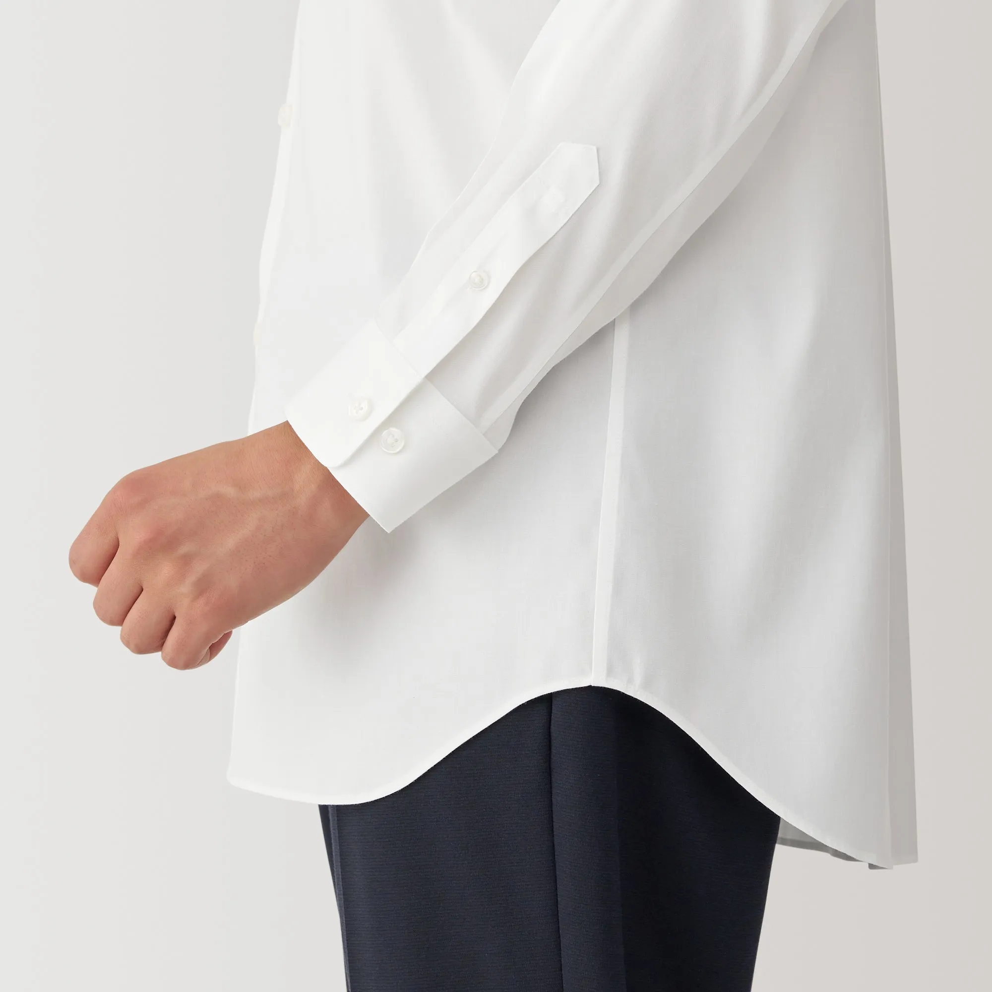 Men's Non-Iron Semi Wide Collar Shirt