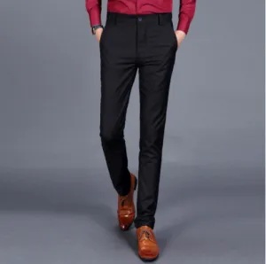 Men's Slim Business Casual Suit Pants