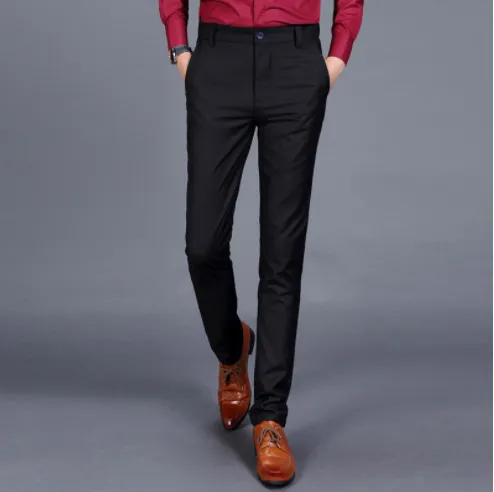 Men's Slim Business Casual Suit Pants