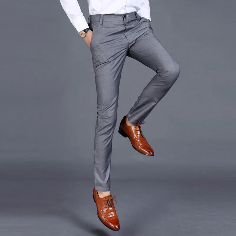 Men's Slim Business Casual Suit Pants