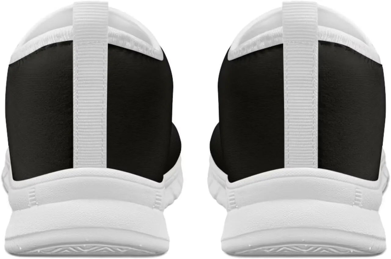 Men's Slip Tennis Sneakers Comfortable Running Shoe Light Soft Work Shoes with Arch Support Party US 5-14 White Sole