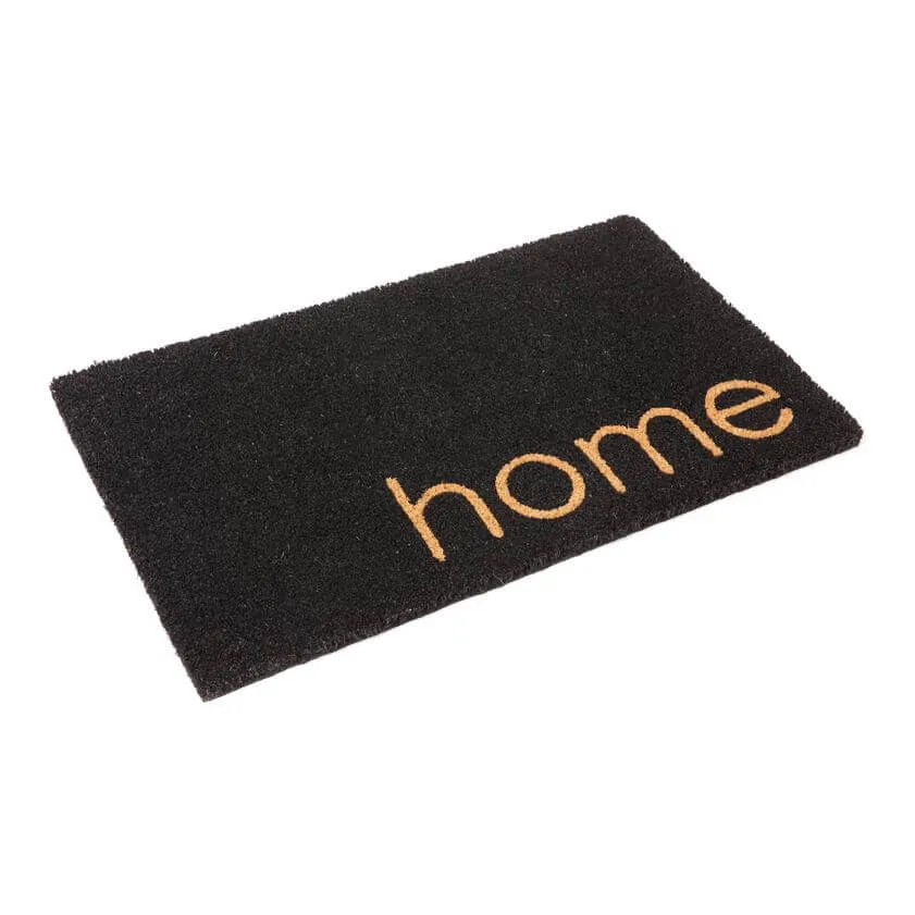 Natural Coir Doormat Black Home
