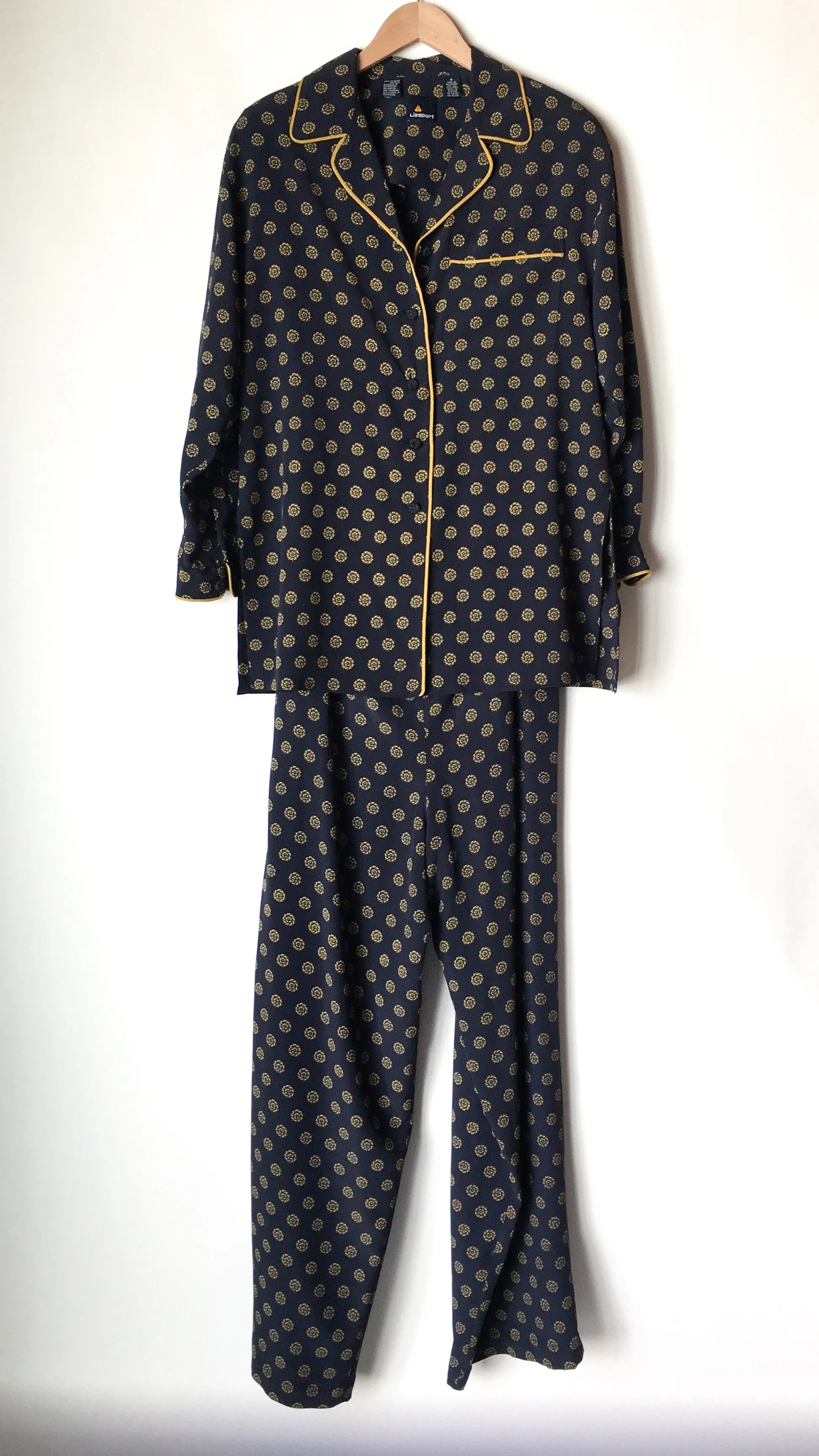 Navy & Gold Pajama Set