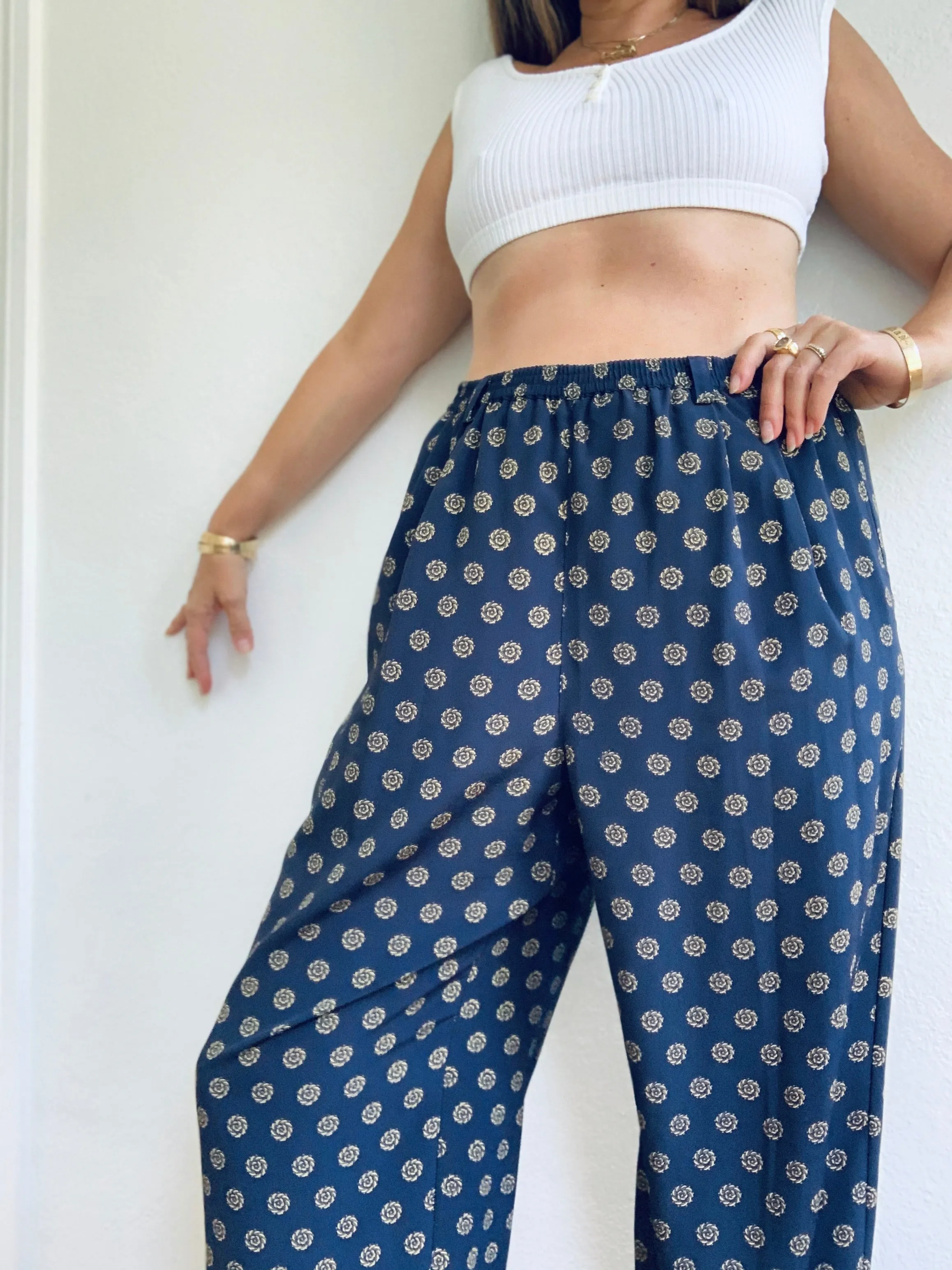 Navy & Gold Pajama Set