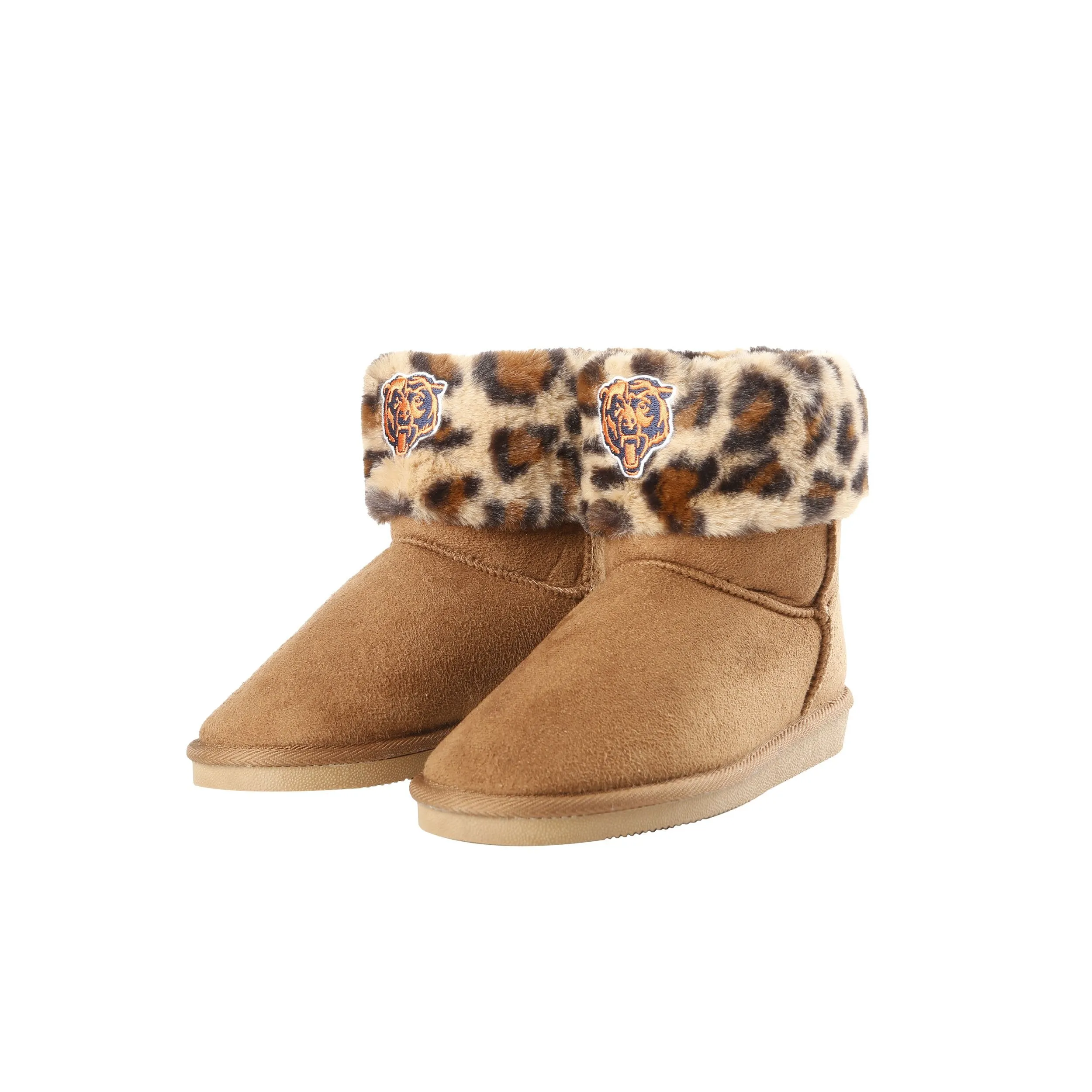 NFL Womens Cheetah Fur Boots - Pick Your Team!