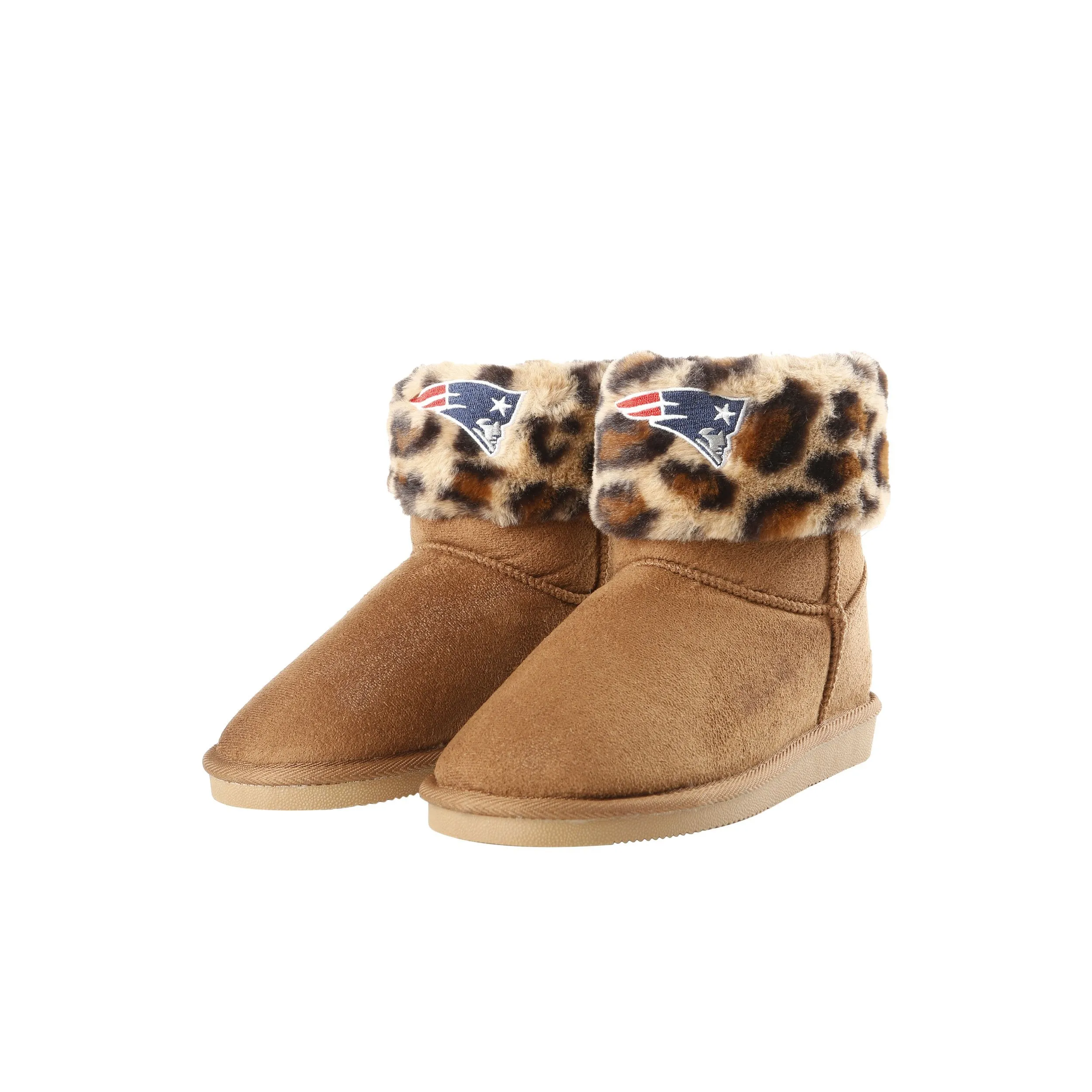 NFL Womens Cheetah Fur Boots - Pick Your Team!